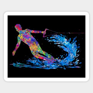 Wakeboard watercolor Magnet